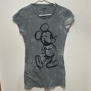 Disney Charcoal Mickey Mouse Tee